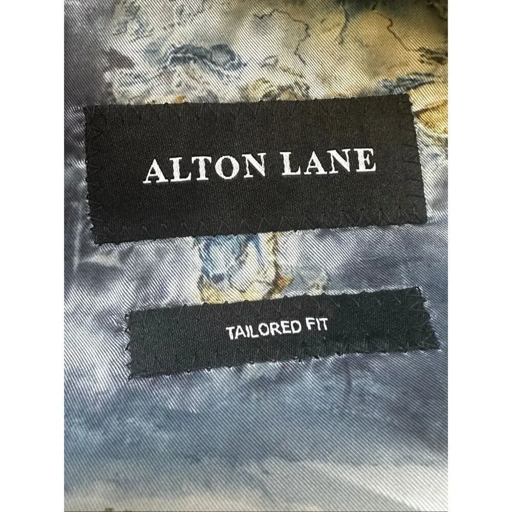 Alton Lane Performance Tailored Fit Suit Jacket black 44L sports coat blazer